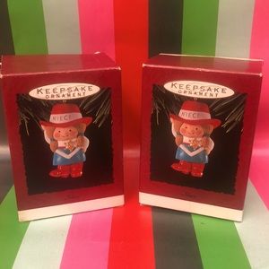 🎄Hallmark “Niece” Cowgirl Keepsake Ornament